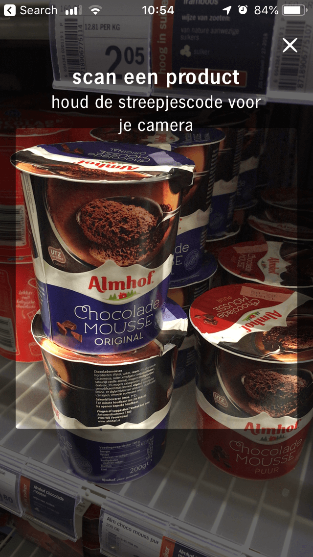 In-store scan function of Albert Heijn App; omnichannel best practice at scale